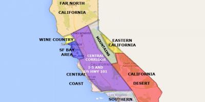 サンフランシスコカリフォルニア地図