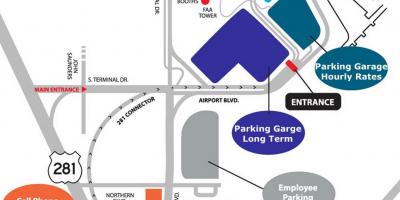 地図サンフランシスコ空港駐車場