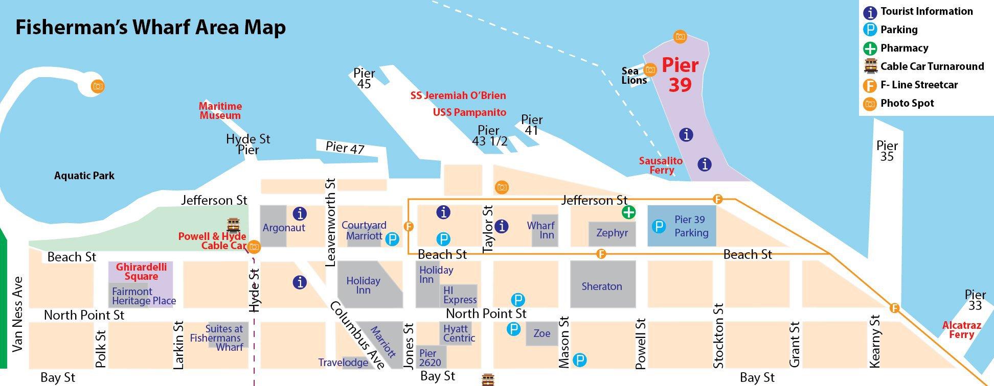 地図サンフランシスコピア39地 地図サンフランシスコピア39 カリフォルニア アメリカ
