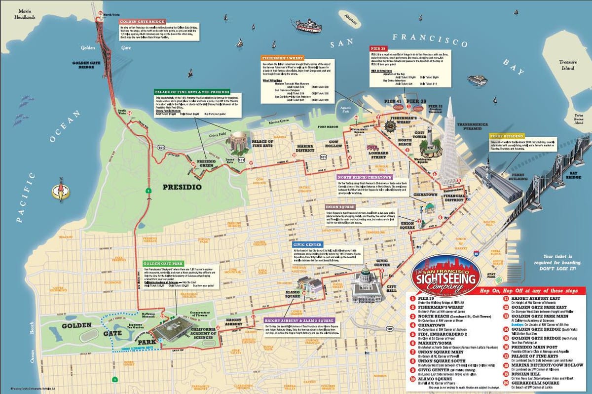 地図サンフランシスコ在住のファミリー向けホテ 