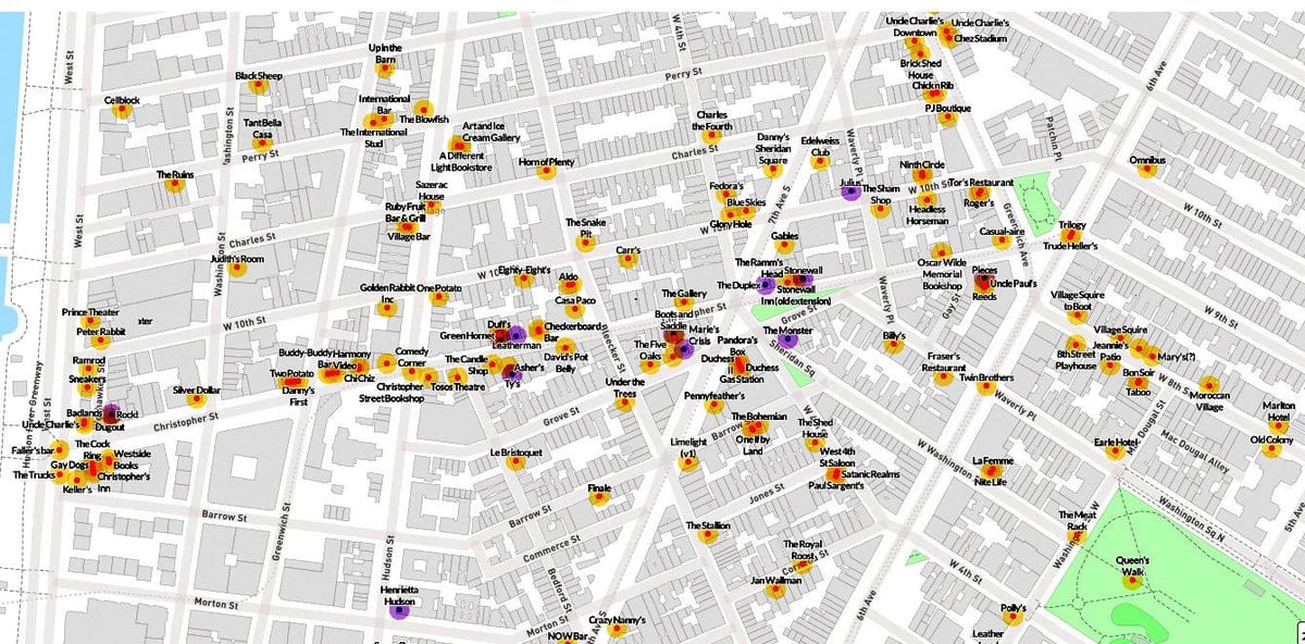 サンフランシスコア地区の地図