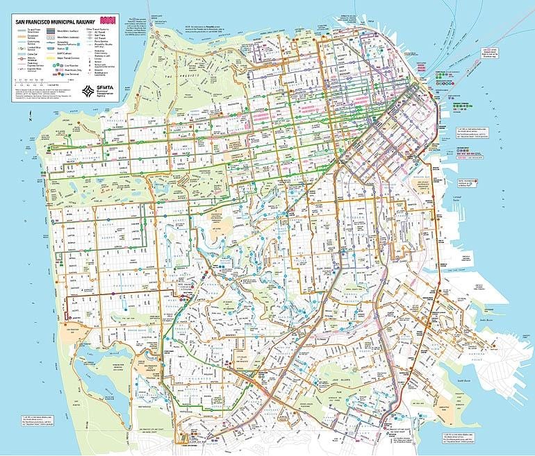 パバス路線図