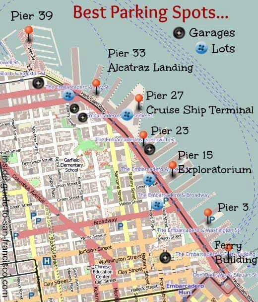 地図の桟橋27日サンフランシスコ