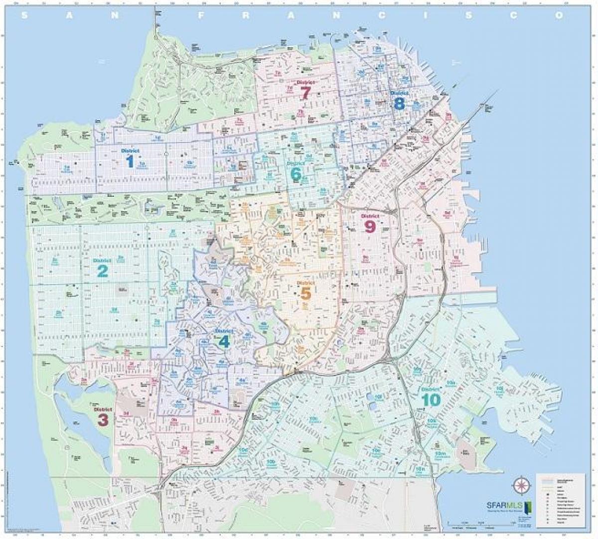サンフランシスコmls地図
