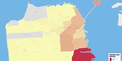 サンフランシスコ公営住宅の地図