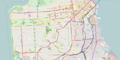 地図のサンフランシスコの概要