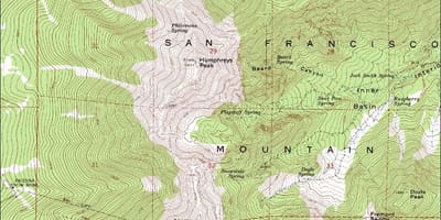 地図サンフランシスコの輪郭