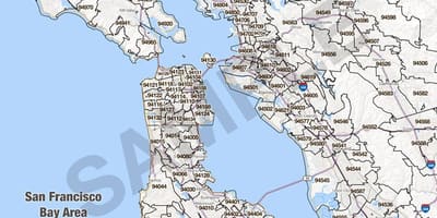 ベイエリア番地図