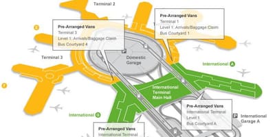地図サンフランシスコ空港手荷物の請求項