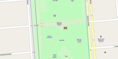 地図ドロレスサンフランシスコ公園