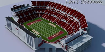 リーバイススタジアム3d地図