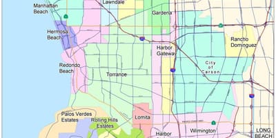 地図south bay area ca