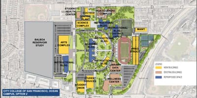 都立大学サンフランシスコキャンパスマップ