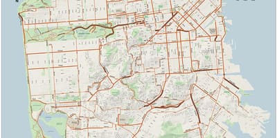 サンフランシスコイ地図