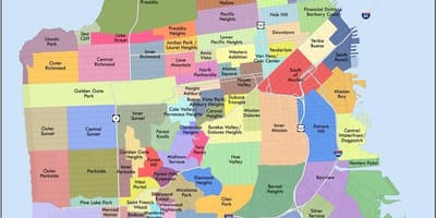 サンフラン近隣地図