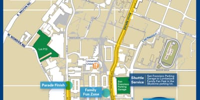 サンフランシスコの路上駐車場地図