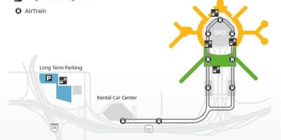 地図SFO電車