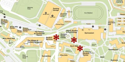 サンフランシスコ州立大学地図