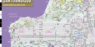 地図streetwiseサンフランシスコ